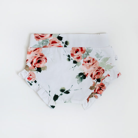 High Waisted Bloomers with Frill - Rose